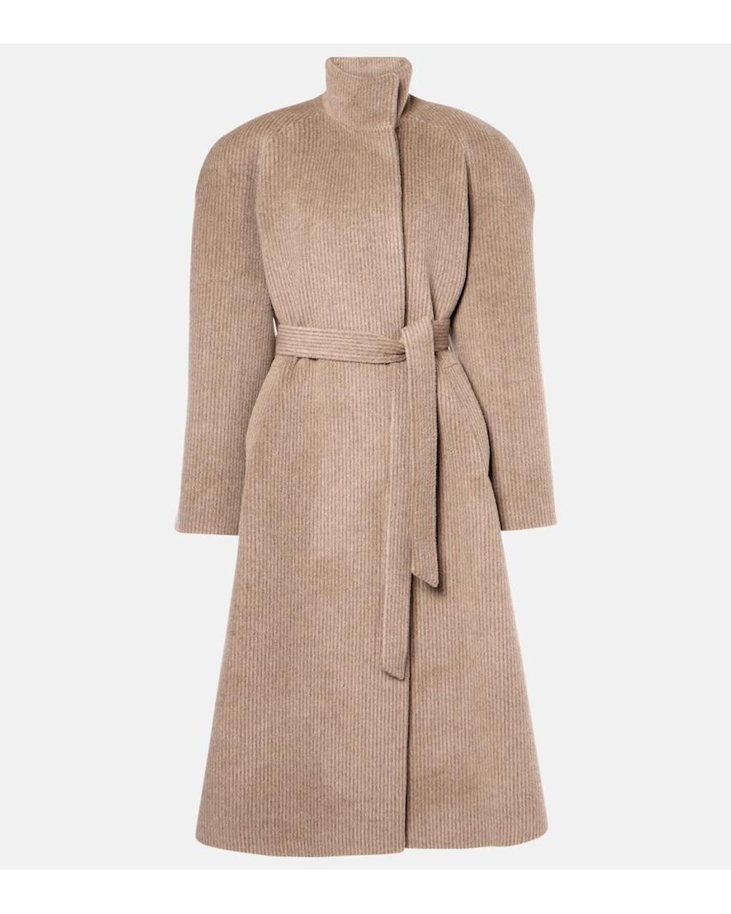 Magda Butrym Natural Wool Coat