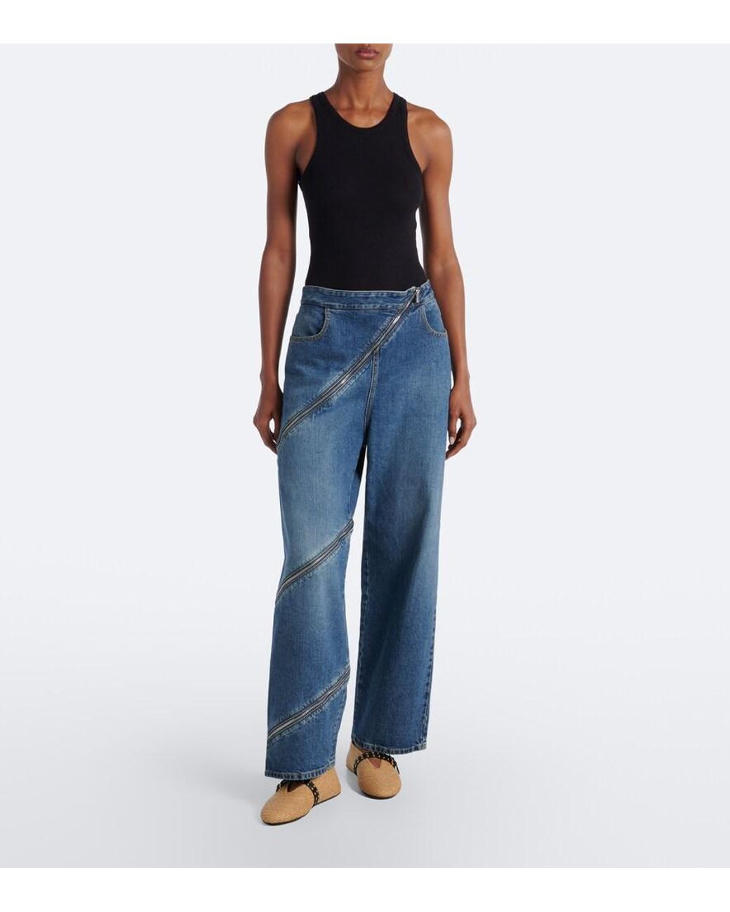 Alaïa Brown Ballerinas With Double Strap