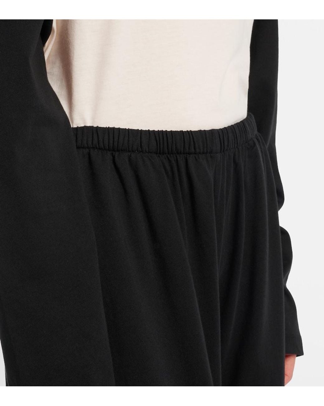Wardrobe NYC Black Cotton Pajama Pants
