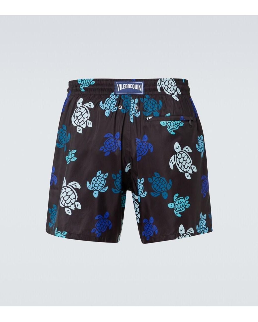 Vilebrequin Blue Printed Swim Trunks for men