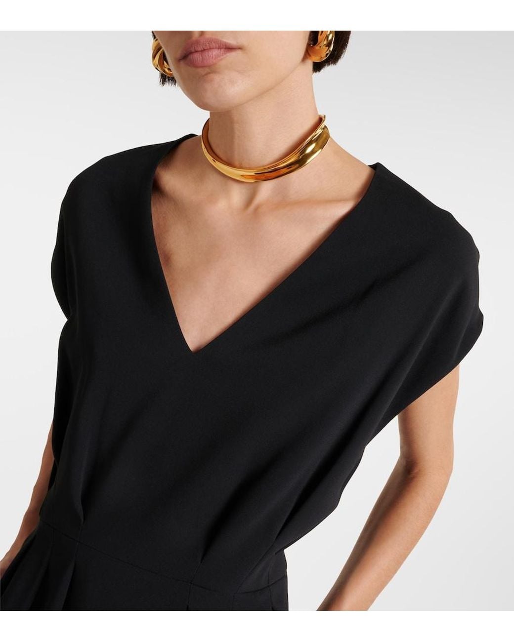 Robe En Cady Joseph en coloris Black