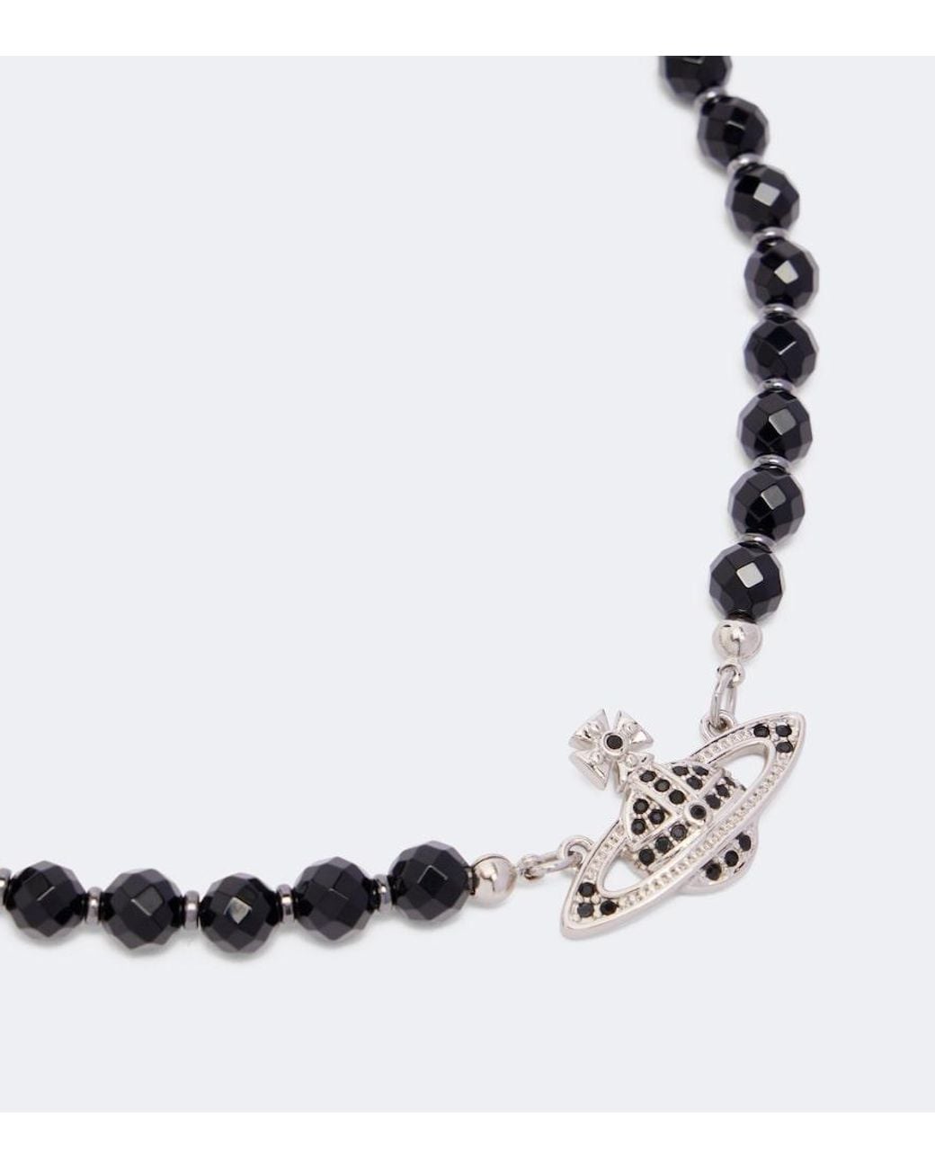 Vivienne Westwood Metallic Messaline Embellished Choker