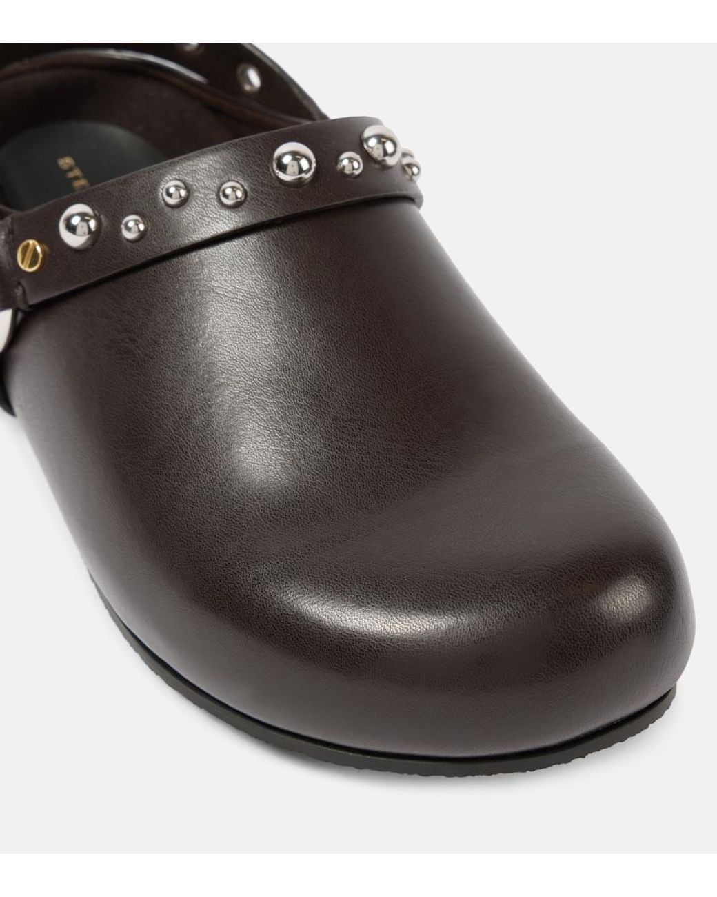 Stella McCartney Black Clogs Elyse Mit Nieten