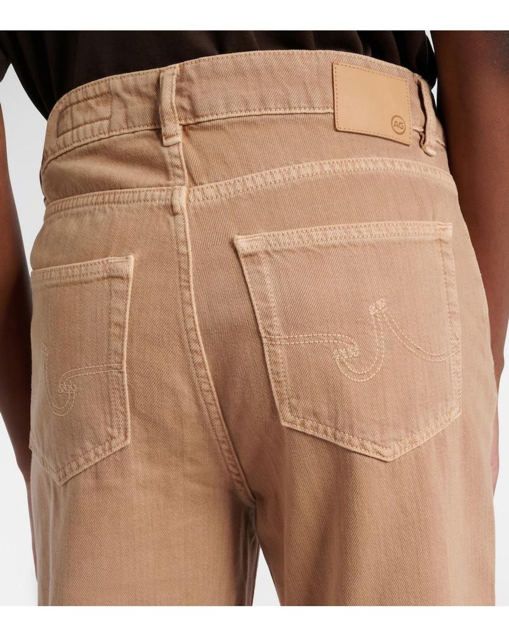 AG Jeans Natural Straight Jeans