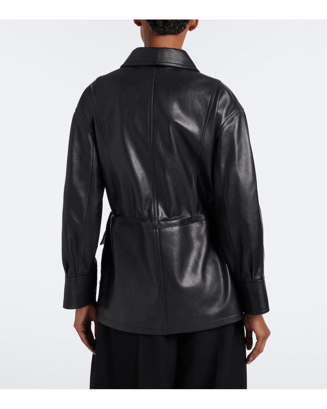 Arma Black Maeve Leather Jacket