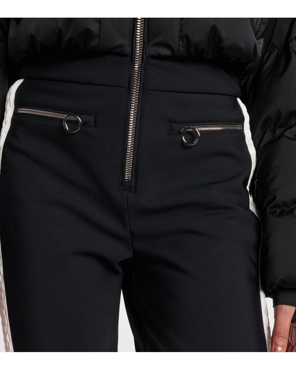 Fusalp Black Jenko Quilted Ski Suit