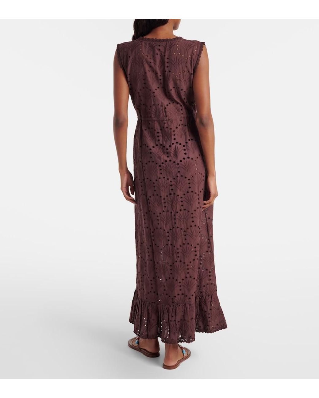 Melissa Odabash Purple Tessa Cotton Beach Cover-Up