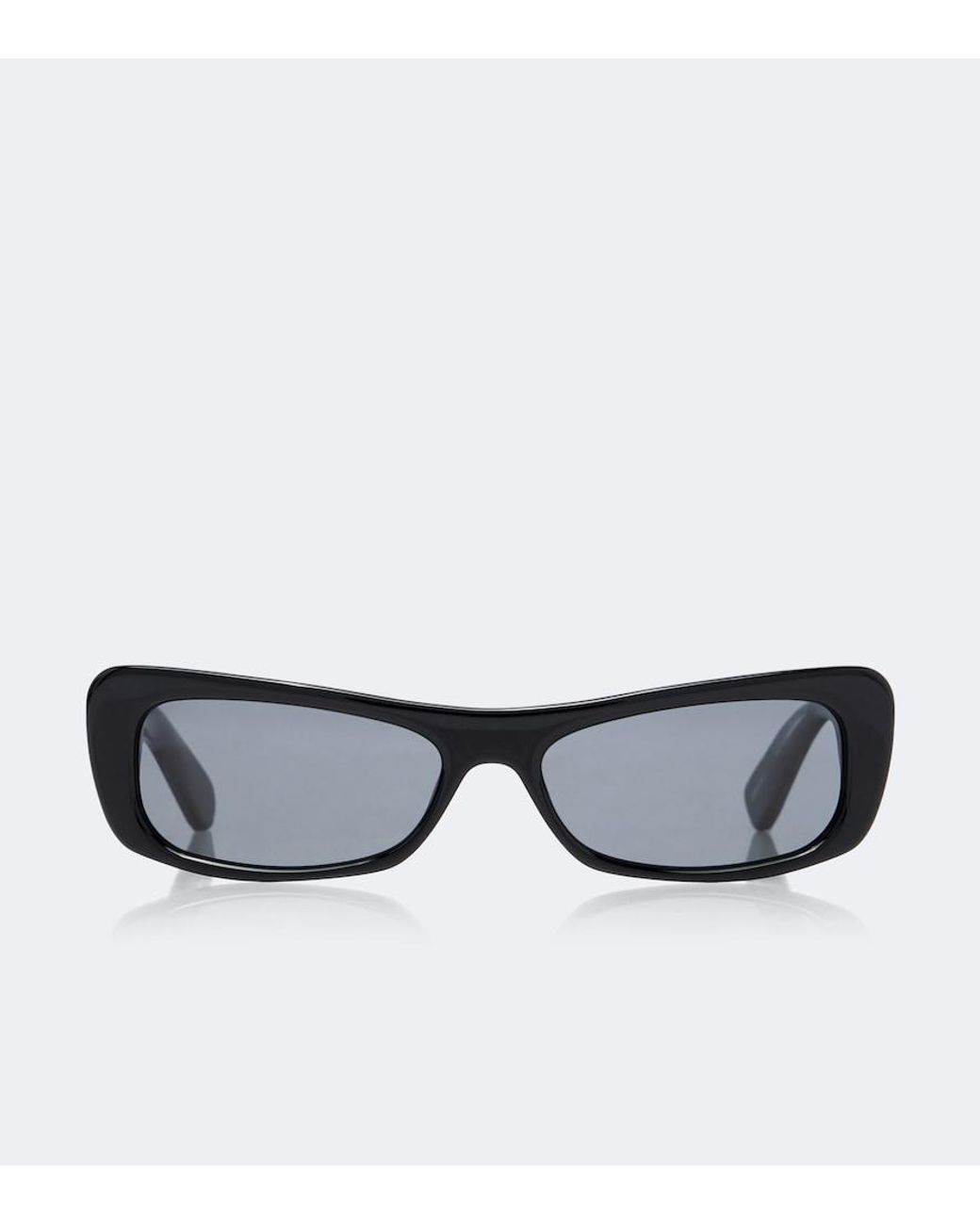 Jacquemus Black Capri Rectangular Sunglasses