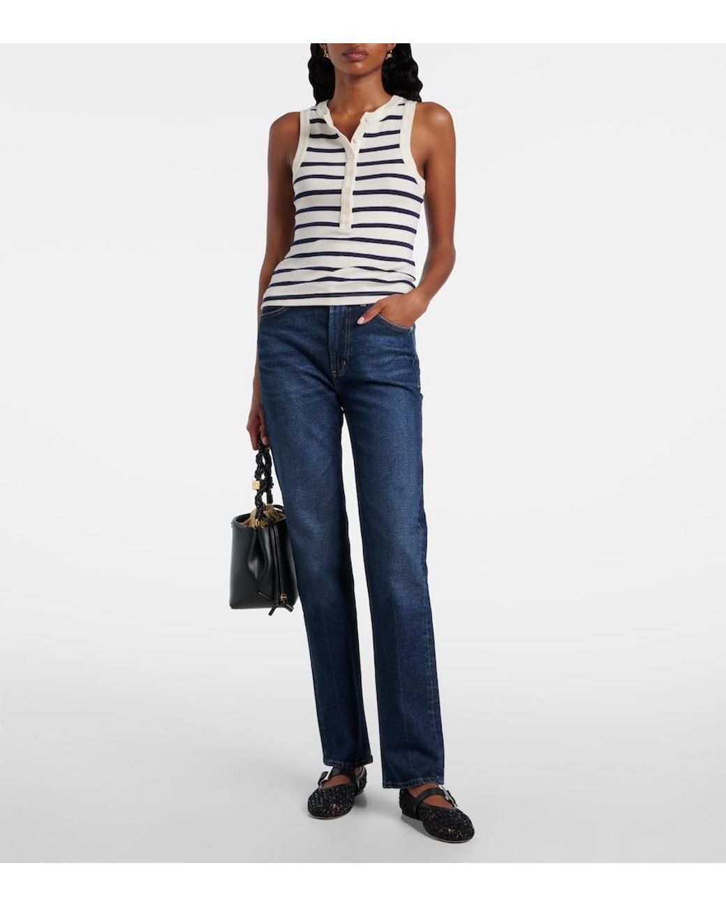 Citizens of Humanity Blue Zurie Straight Jeans
