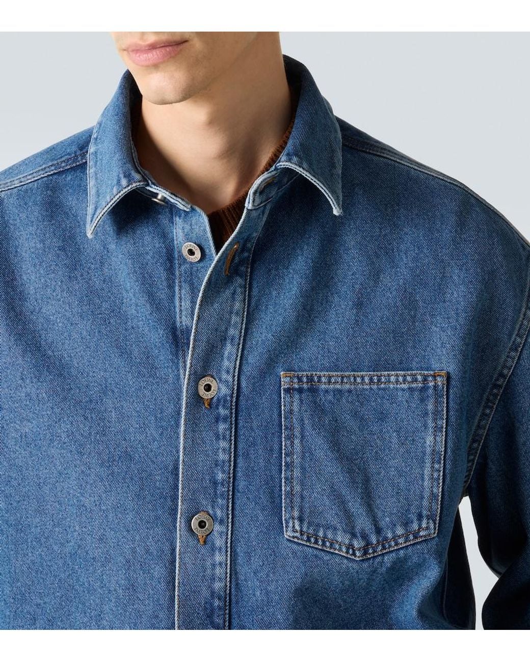 Loewe Jeanshemd in Blue für Herren