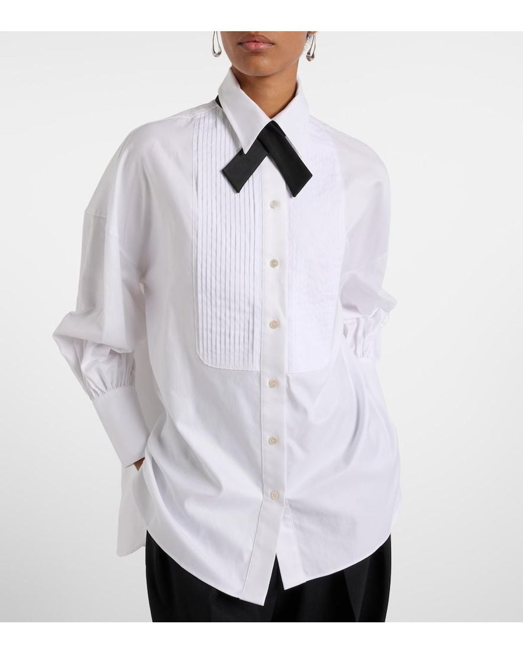 Joseph White Ferrus Cotton Shirt