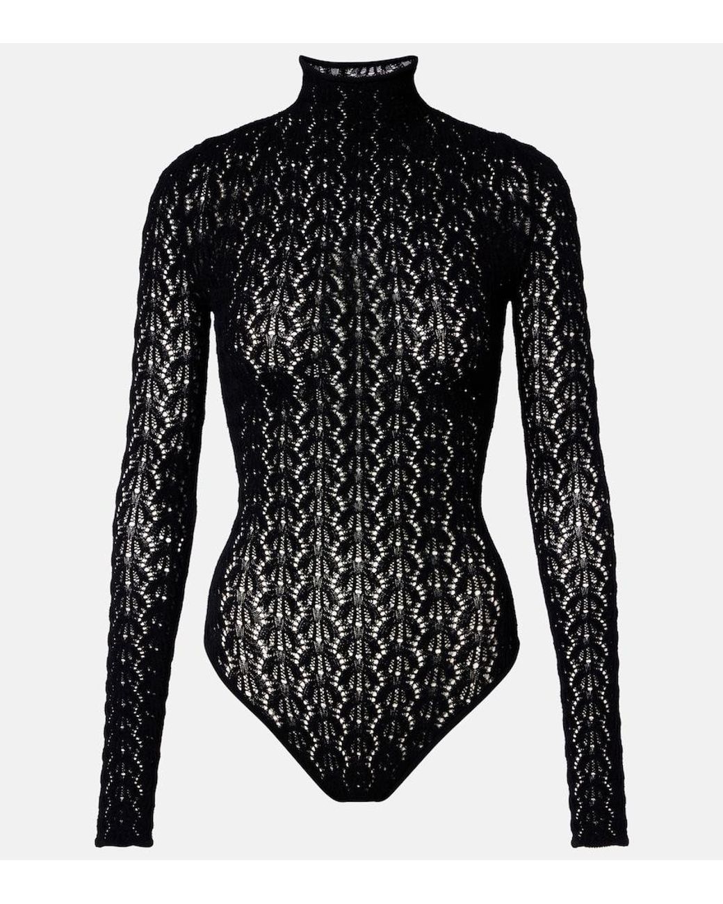 Alaïa Black Jersey Bodysuit