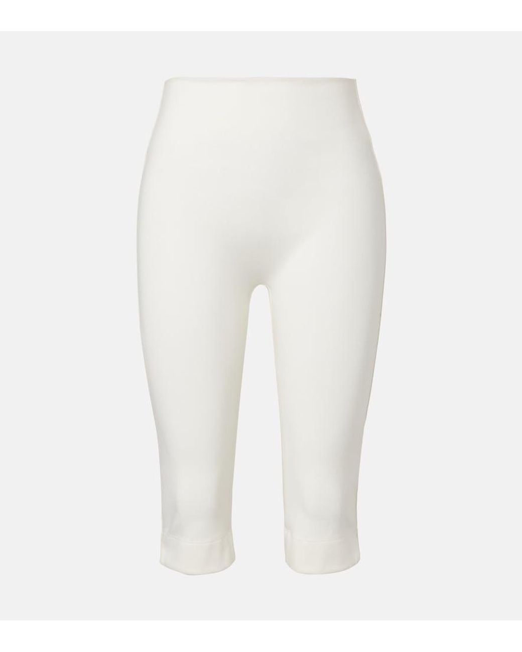 Leset White Rio Capri Pants