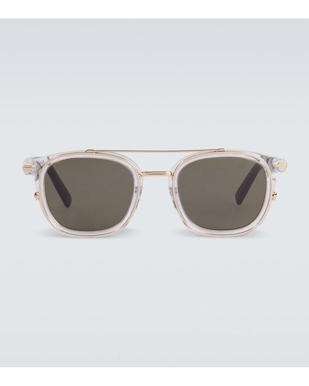 Dior Gray Diorblacksuit S14I Aviator Sunglasses for men