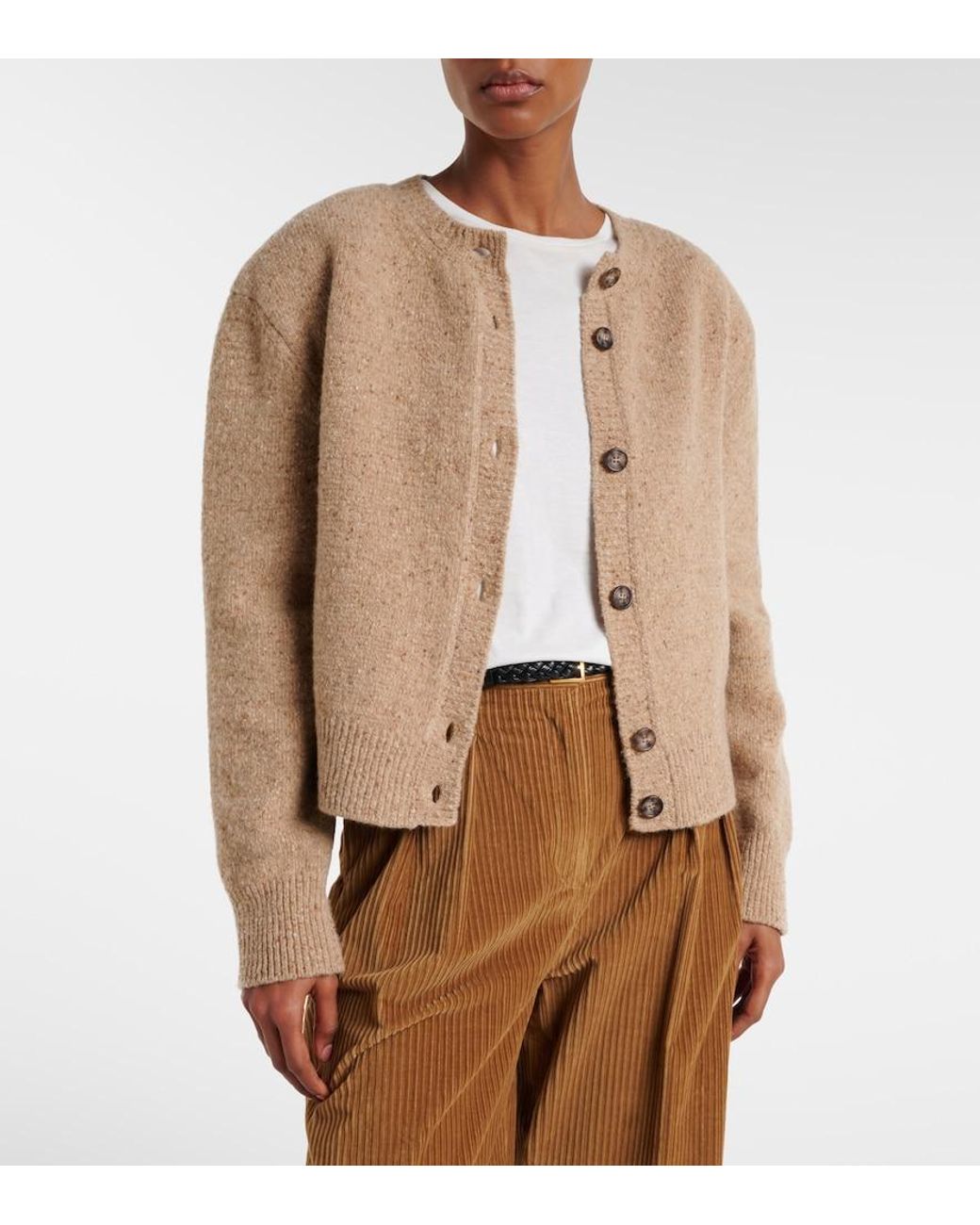 Rohe Brown Wool Cardigan