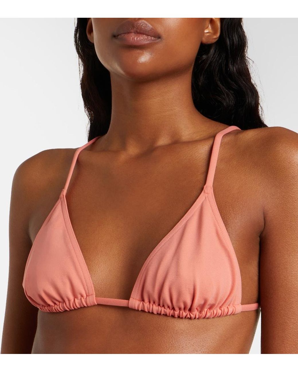 Eres Pink Mouna Triangle Bikini Top