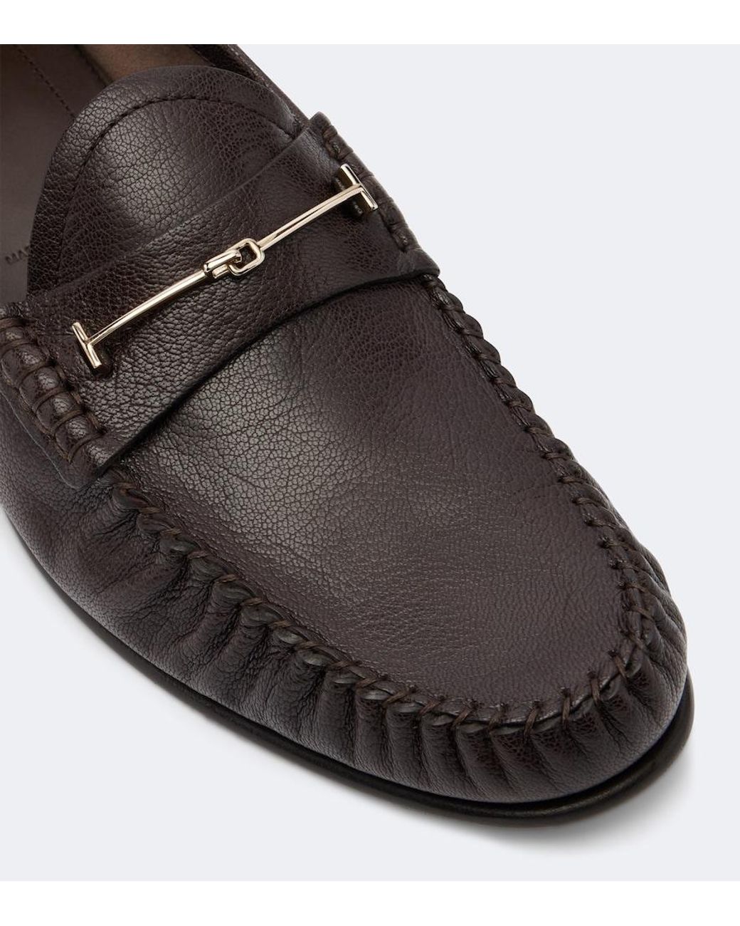 Tom Ford Brown Ripley Leather Loafers