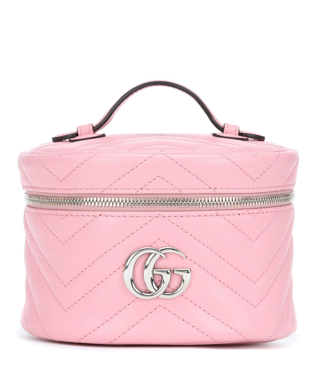Gucci GG Marmont 2.0 Zip Around Cosmetic Bag in Pink | Lyst