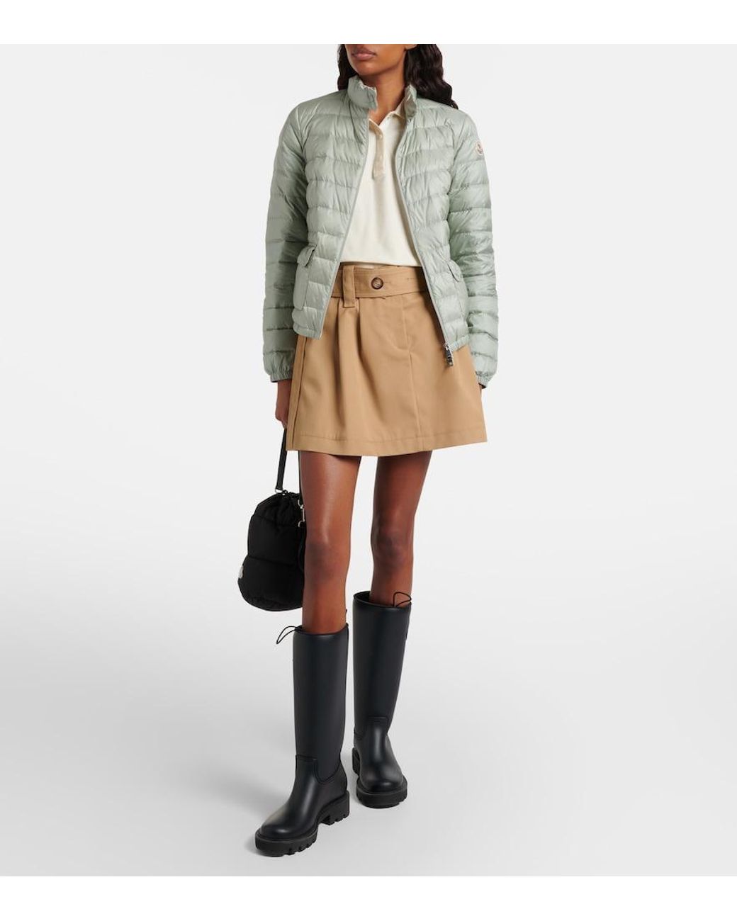 Moncler Green Lans Down Jacket