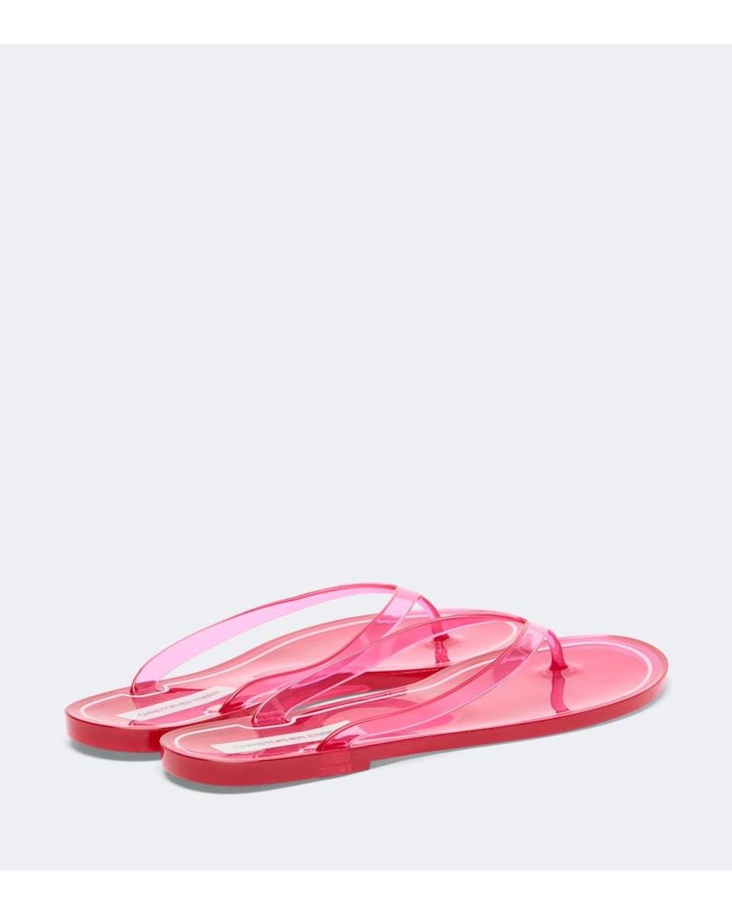 Christopher Esber Pink Jo Thong Sandals
