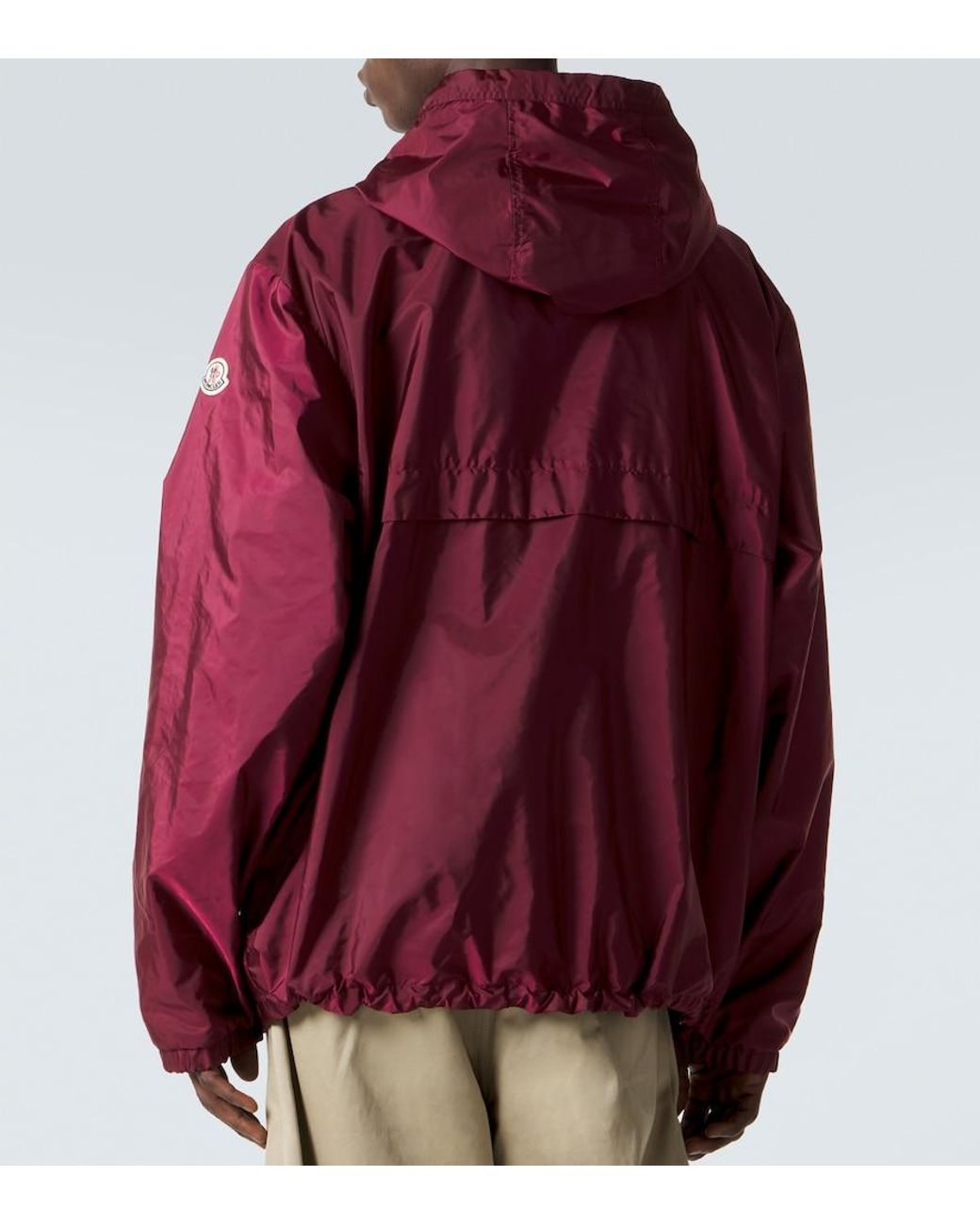 Moncler Purple Nidge Hooded Jacket for men