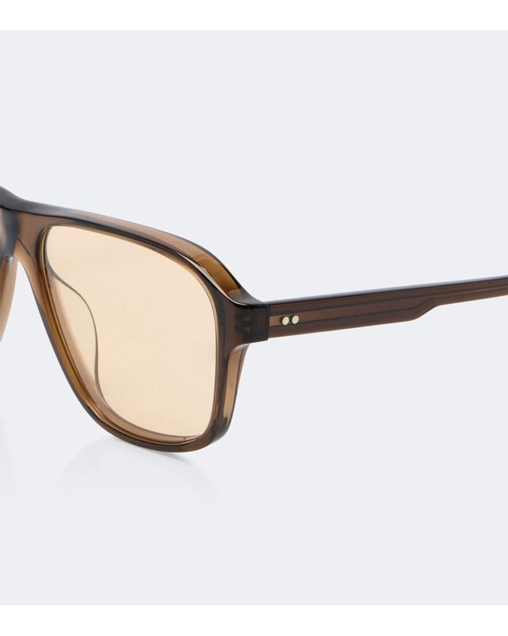Khaite Brown X Oliver Peoples 1978Rx Aviator Glasses
