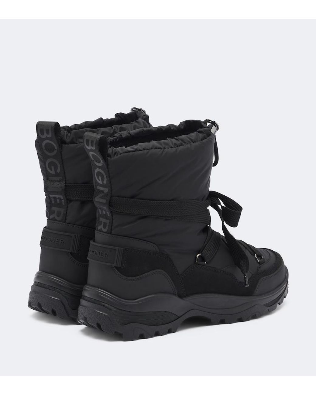 Bogner Black Alta Badia Technical Snow Boots