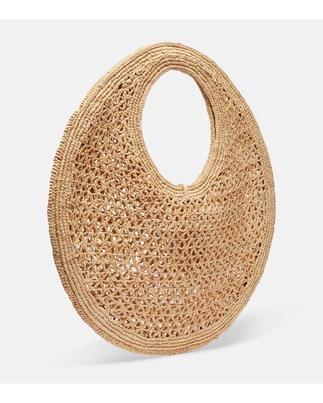 Jacquemus Metallic Spiaggia Raffia Tote Bag