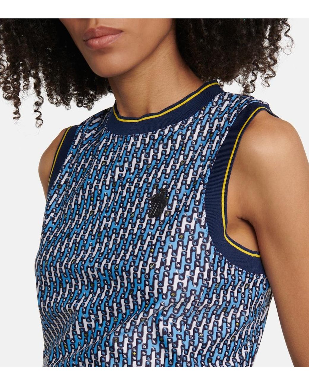 Top Estampado Moncler de color Blue