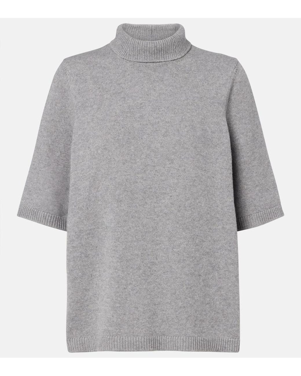 Alaïa Gray Cashmere And Wool-Blend Sweater