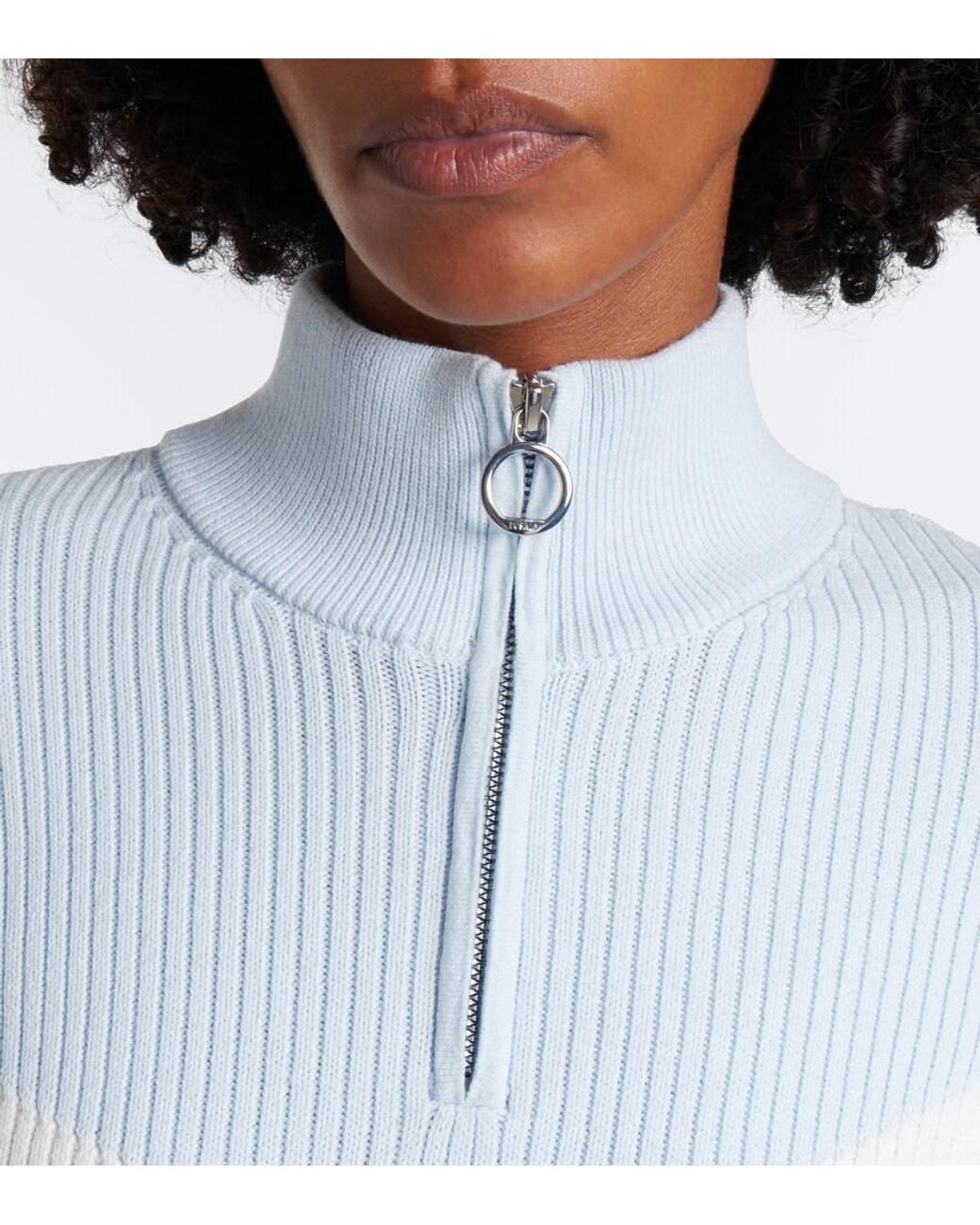 Fusalp White Andromede B Chevron Ski Top