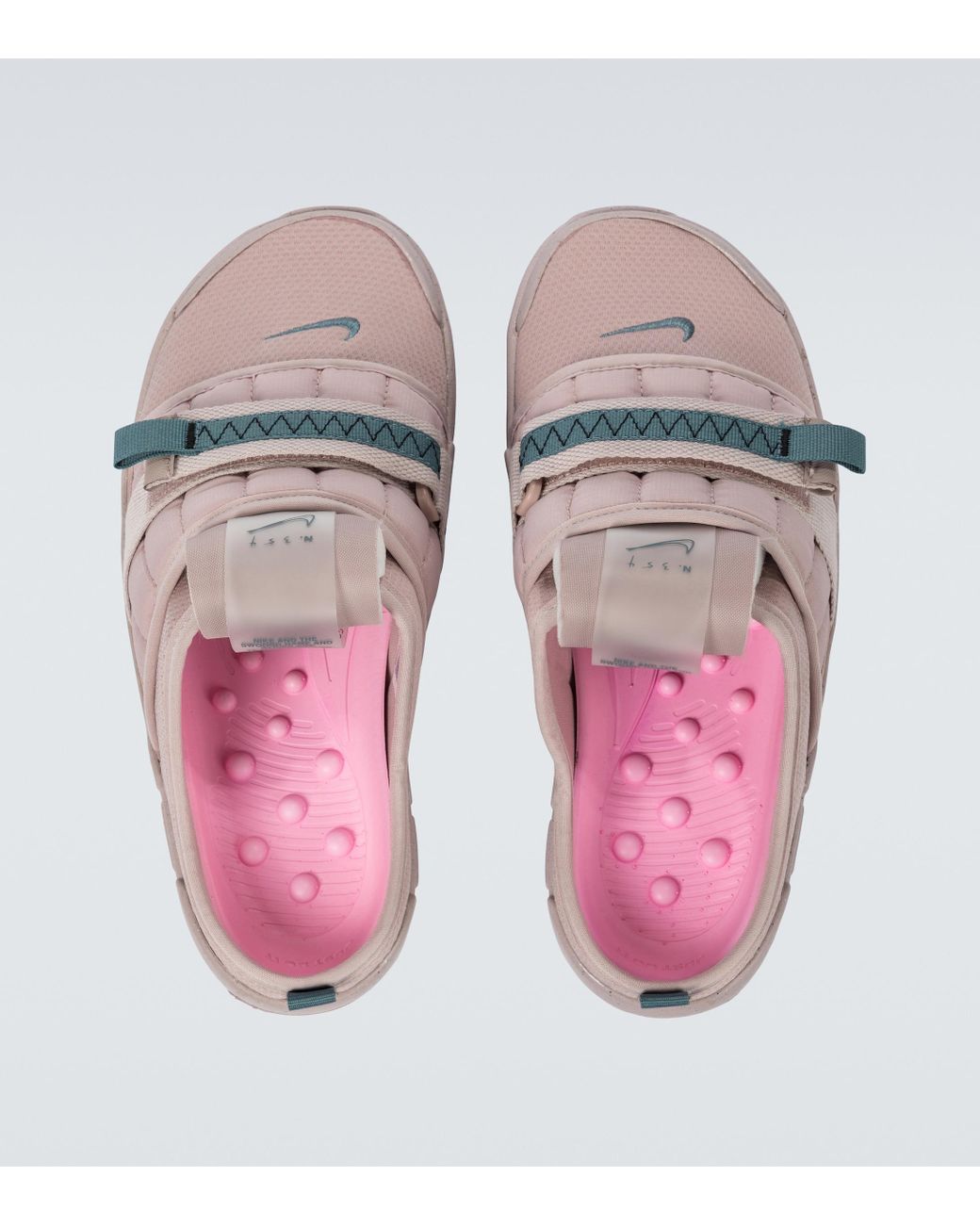 nike offline slides pink