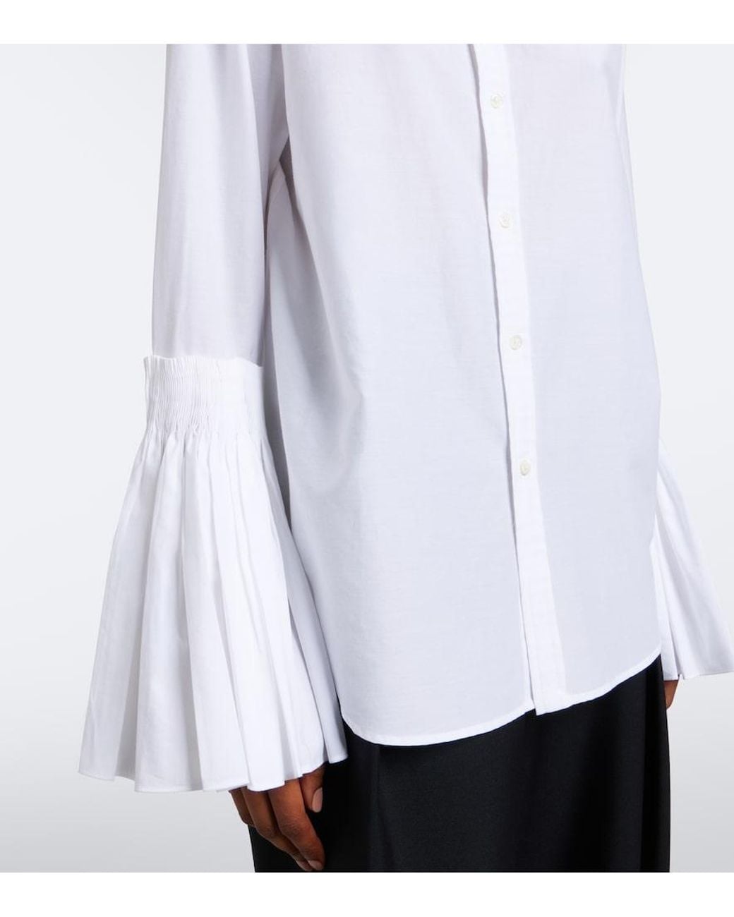Polo Ralph Lauren White Cotton And Silk Shirt