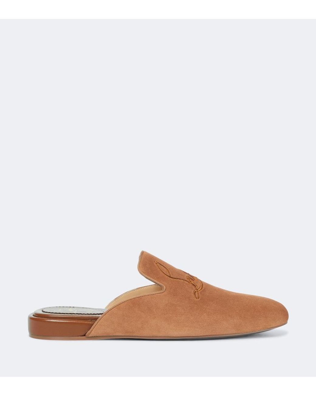 Christian Louboutin Brown Coolito Flat Mules for men