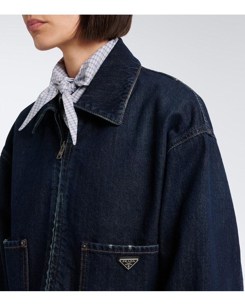 Prada Blue Denim Jacket