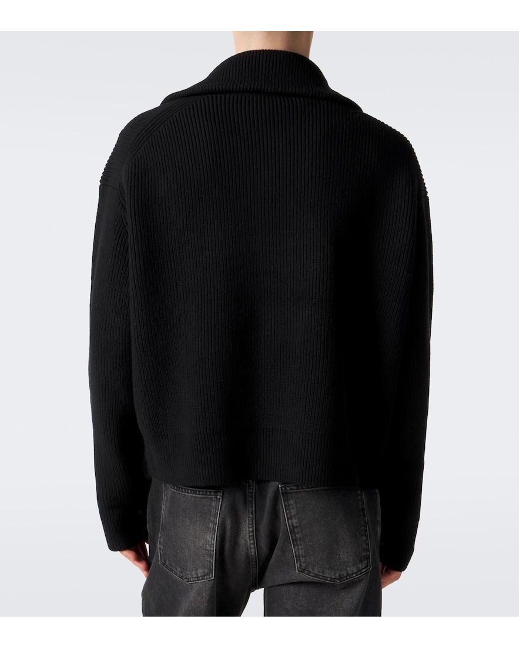Pullover di Studio Nicholson in Black da Uomo
