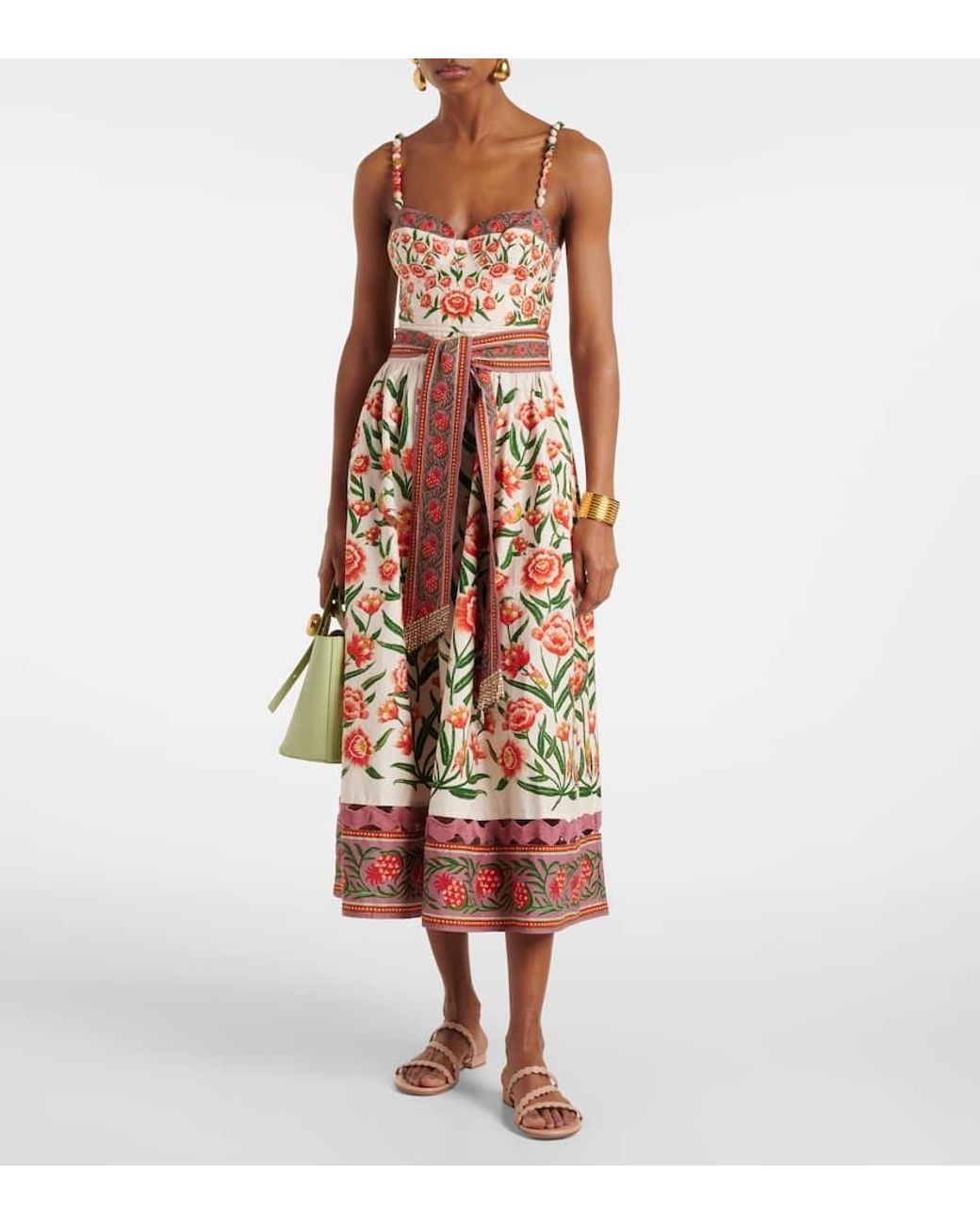 Gianvito Rossi Pink Sandalen Aus Leder