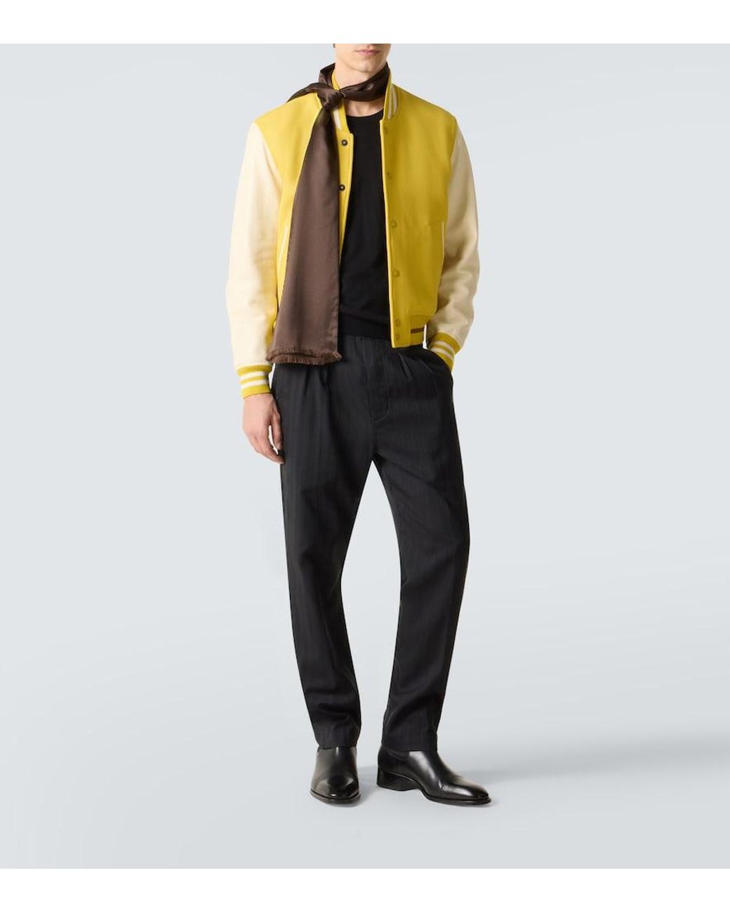 Tom Ford Black Cotton Sweater for men