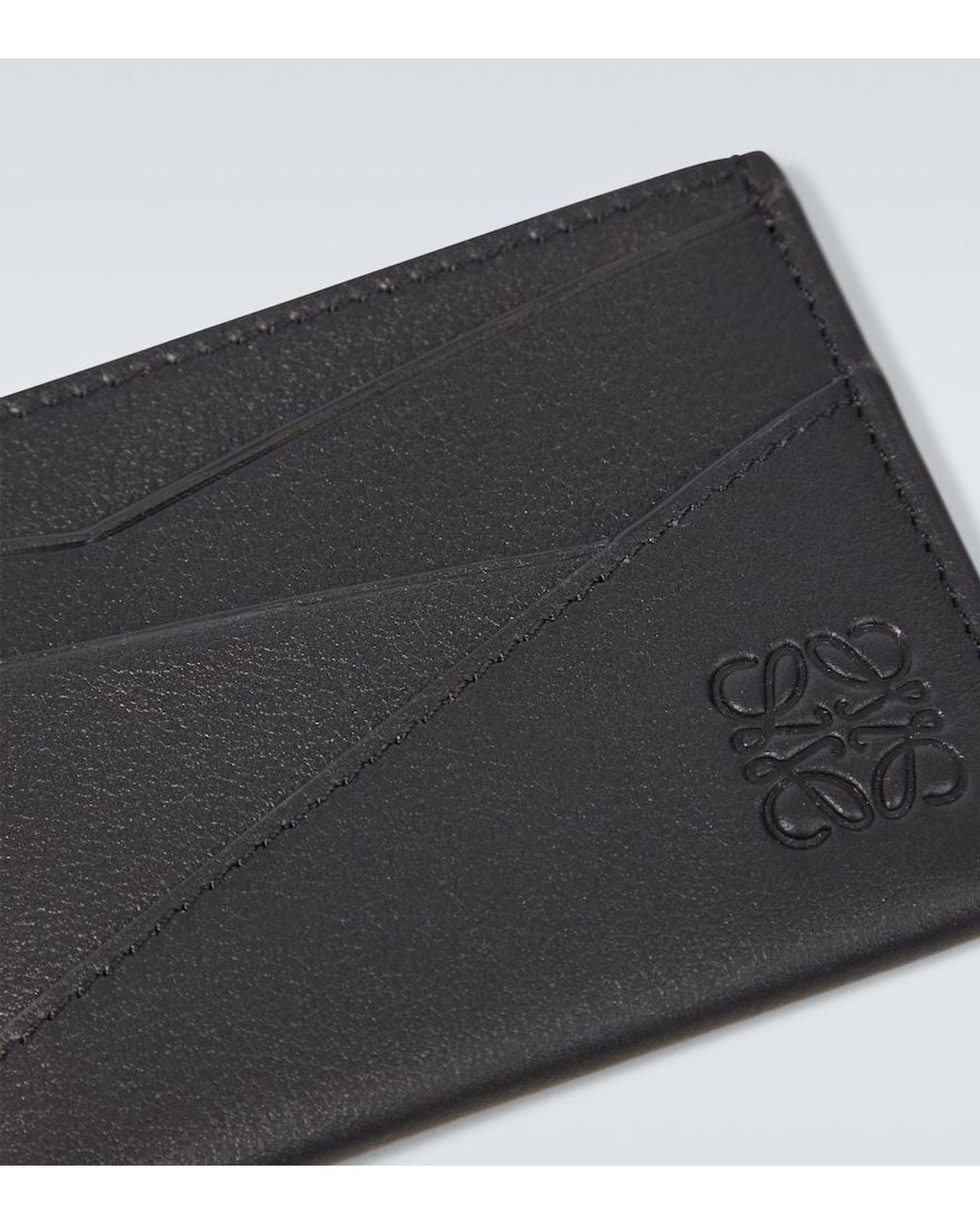 Loewe Kartenetui Puzzle Anagram Aus Leder in Black für Herren
