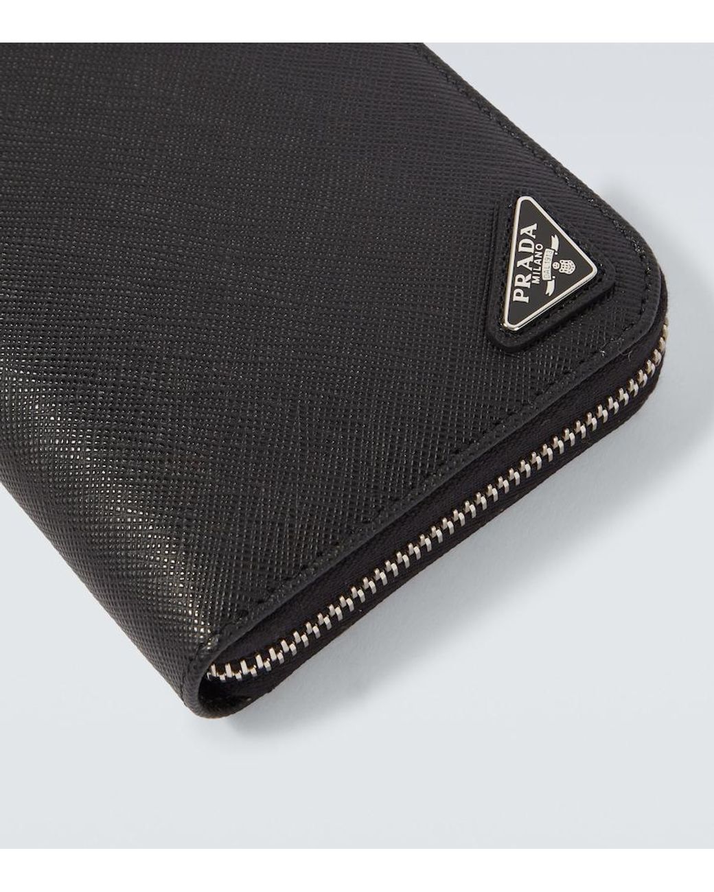 Prada Black Saffiano Leather Wallet for men