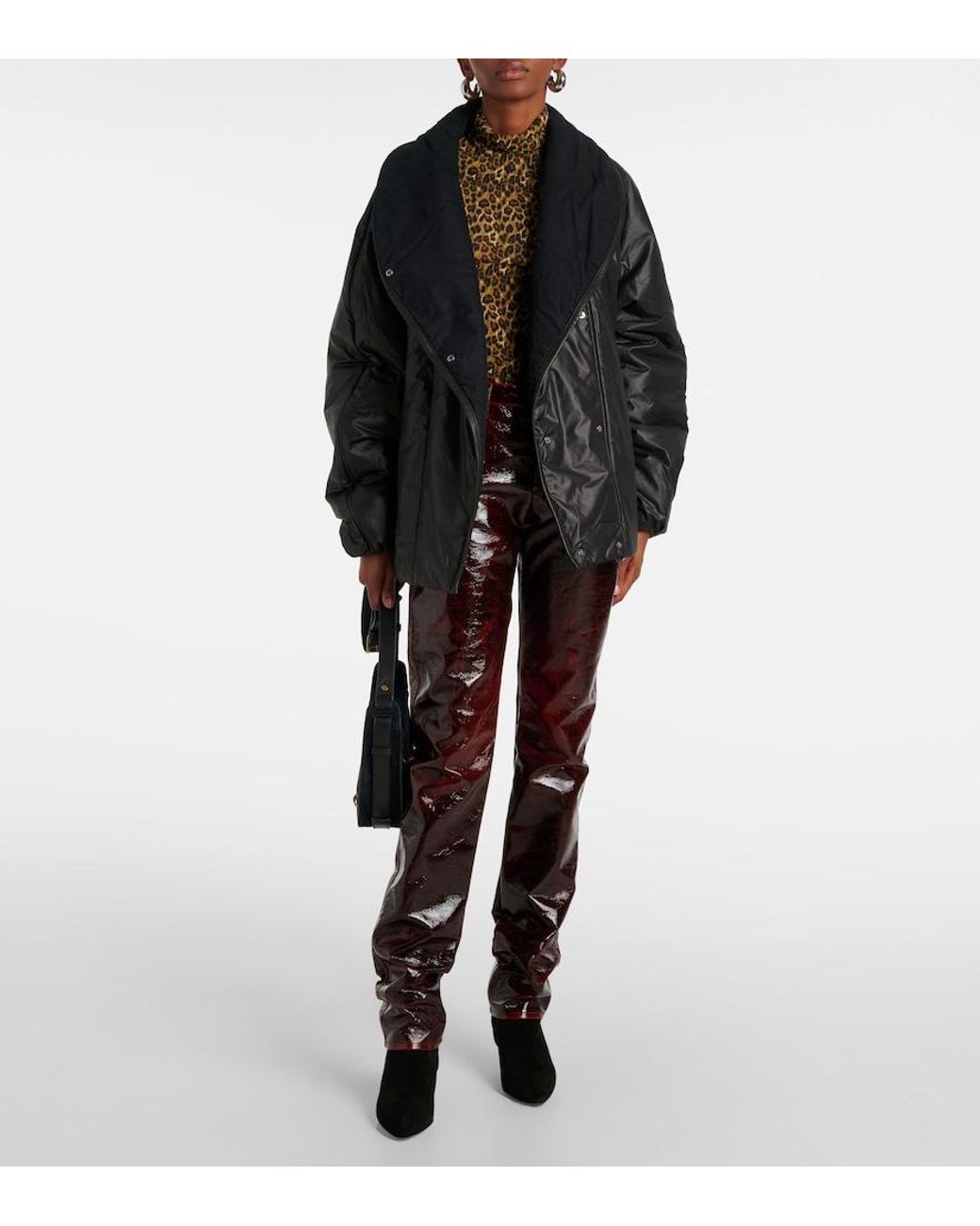 Isabel Marant Brown Lovis Cotton-Blend Slim Pants