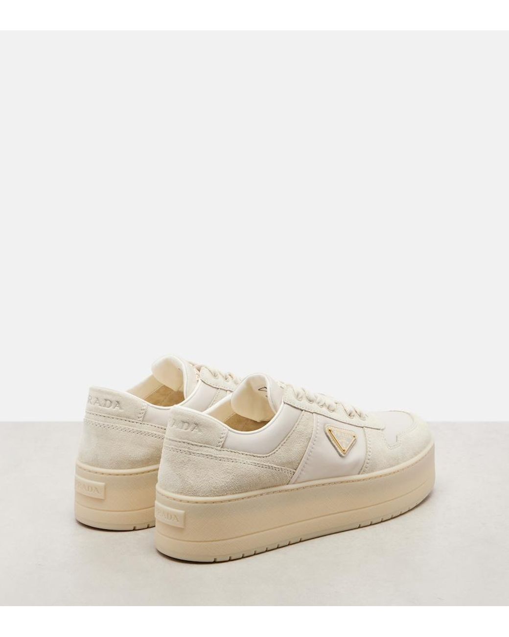 Sneakers Downtown Bold di Prada in White