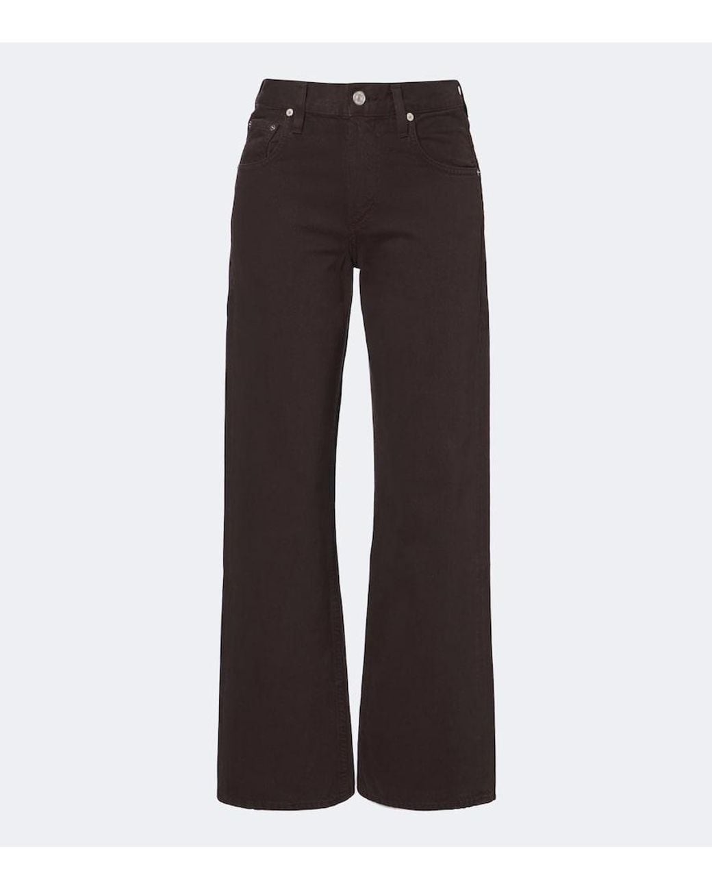 Citizens of Humanity Brown Lindz Straight Jeans
