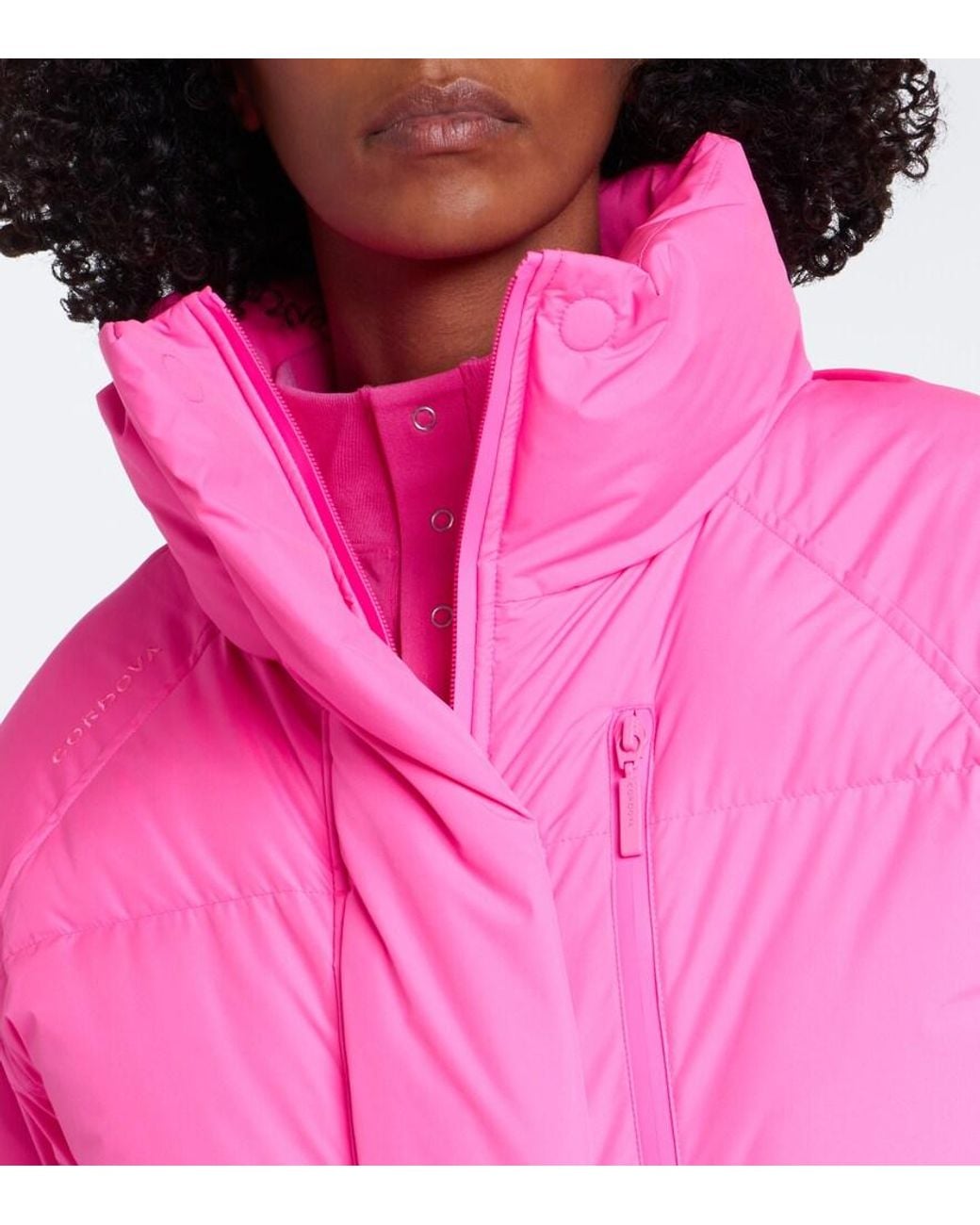 CORDOVA Pink Myoko Belted Quilted Ski Suit