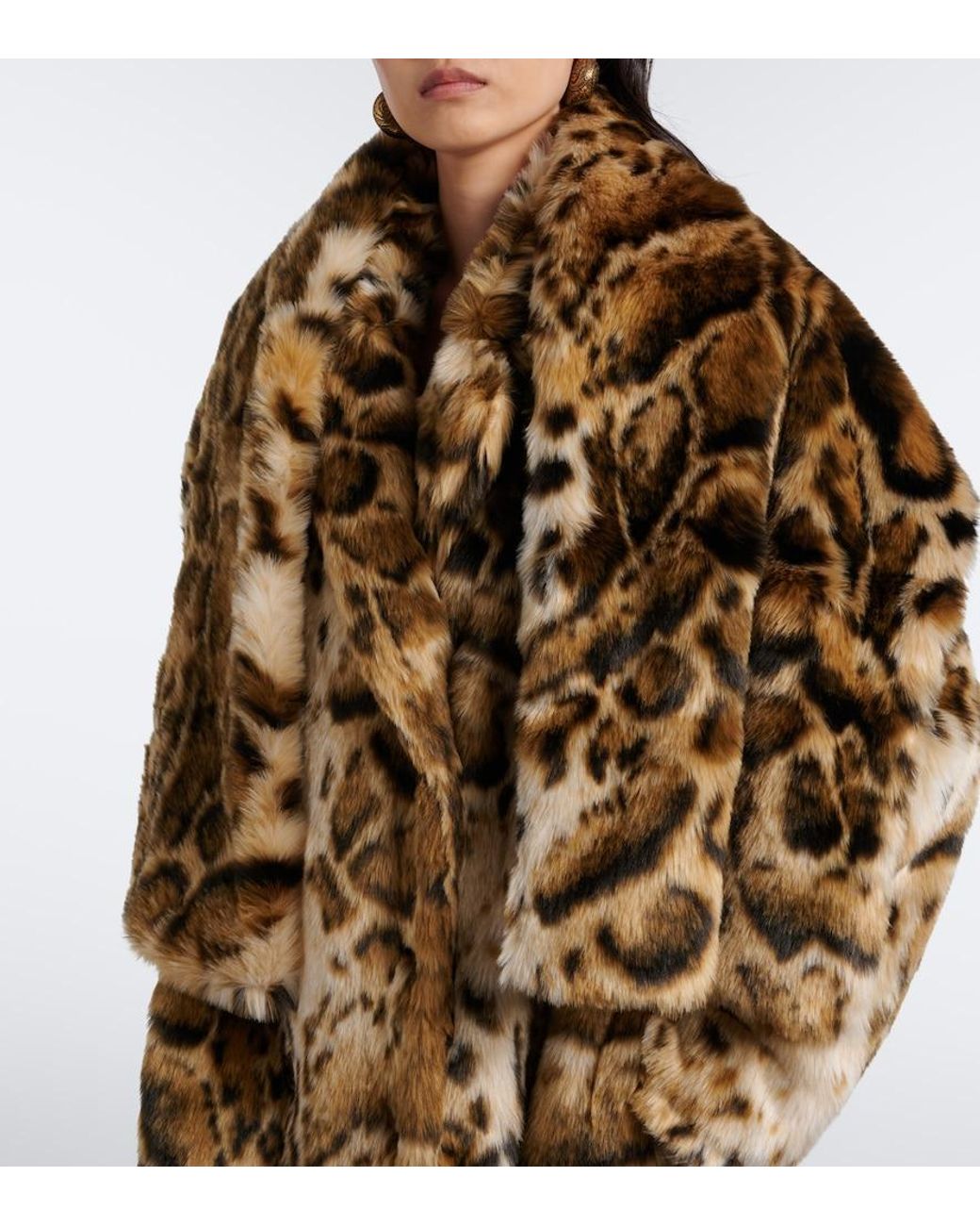 Etro Metallic Leopard-Print Scarf