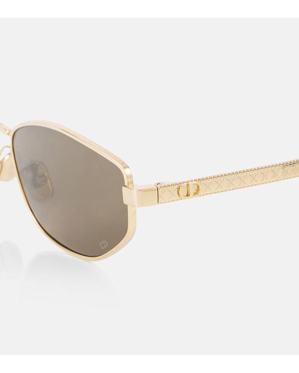 Dior Metallic Diorcannage B1U Oval Sunglasses