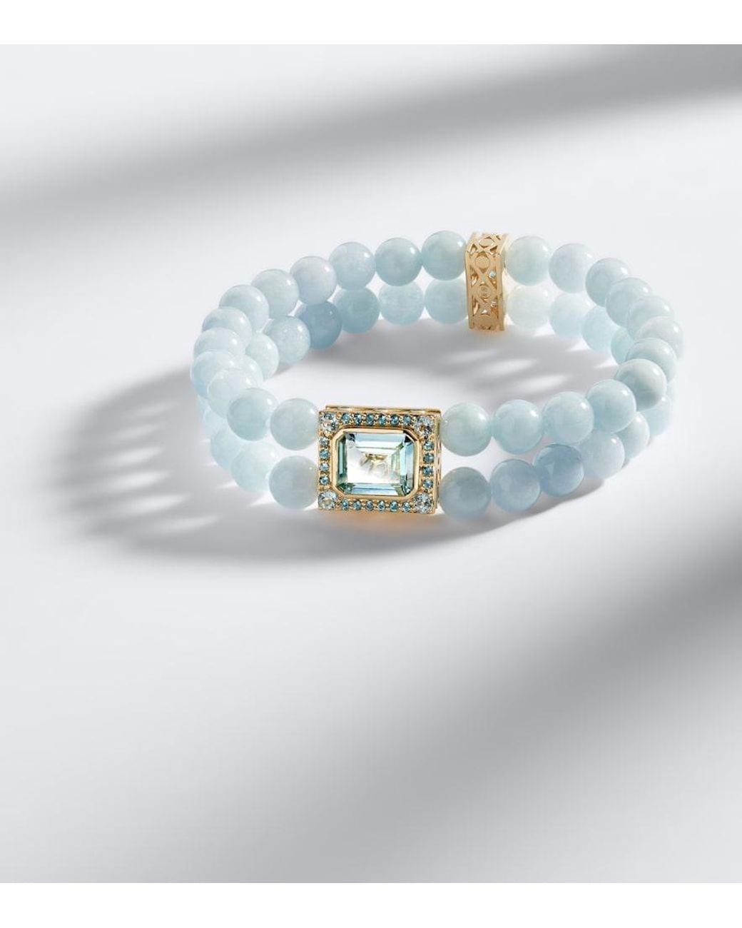 Bracciale Multi Spacers di Sydney Evan in Blue