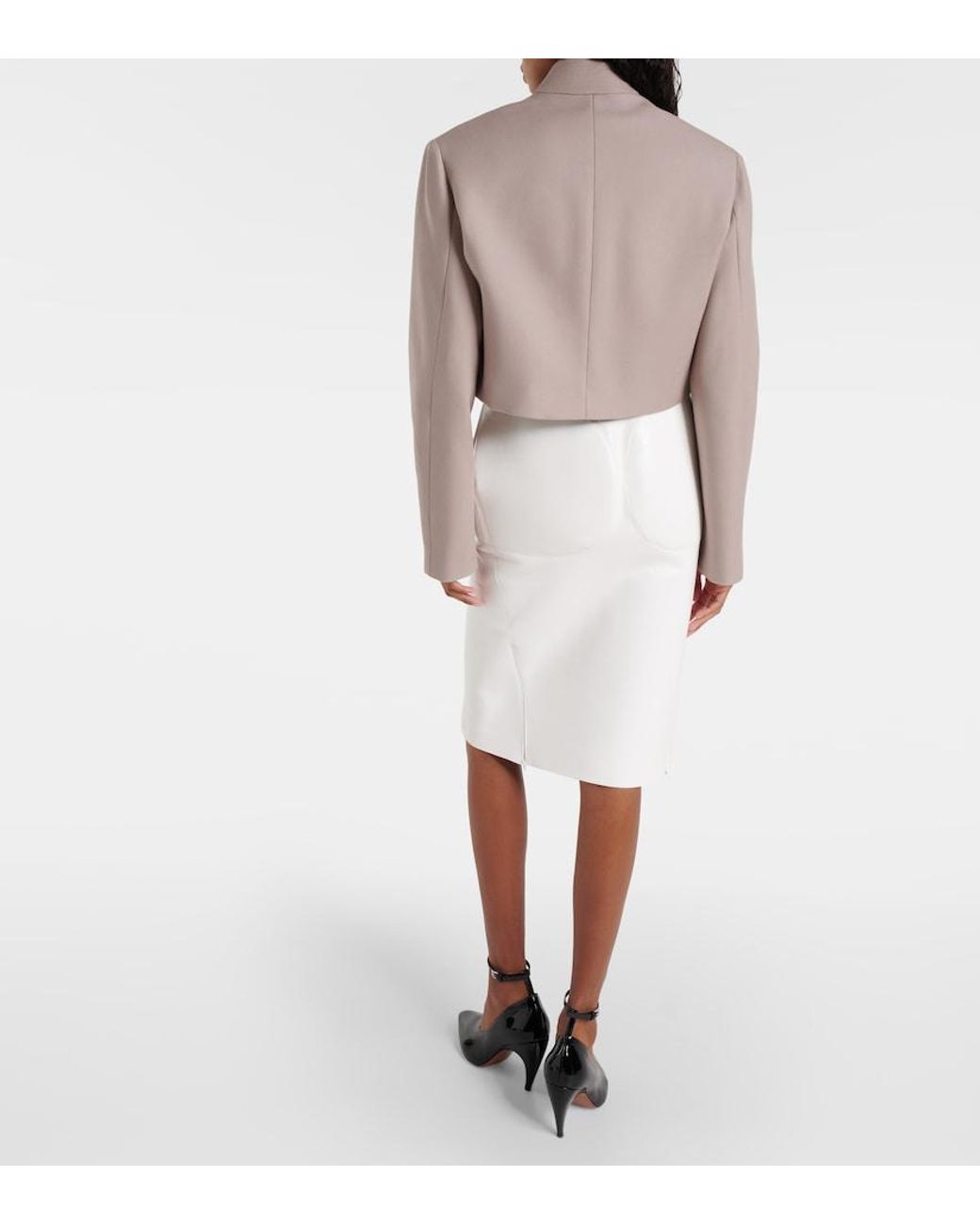 Alaïa Natural Wool Jacket