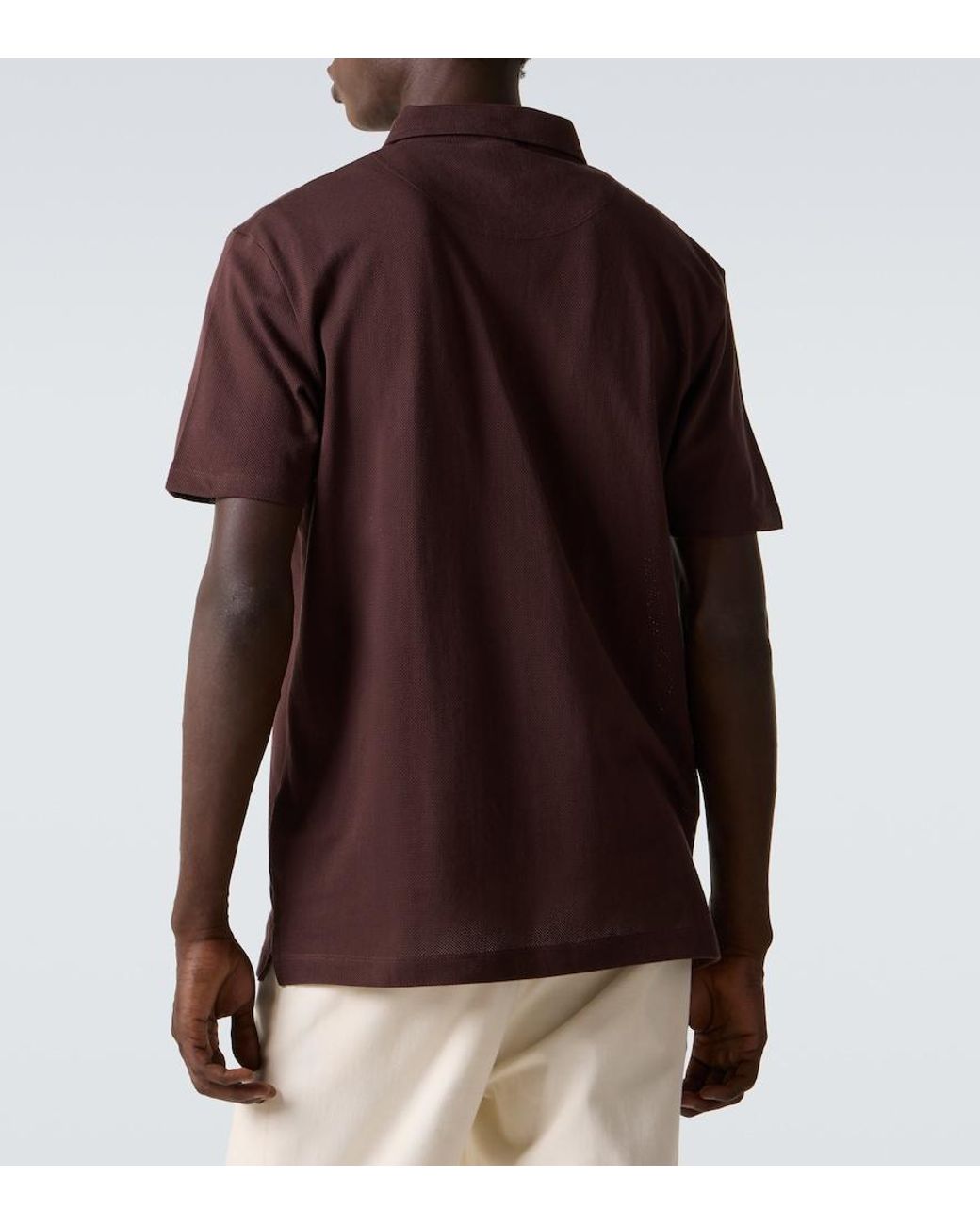Polo di Sunspel in Brown da Uomo