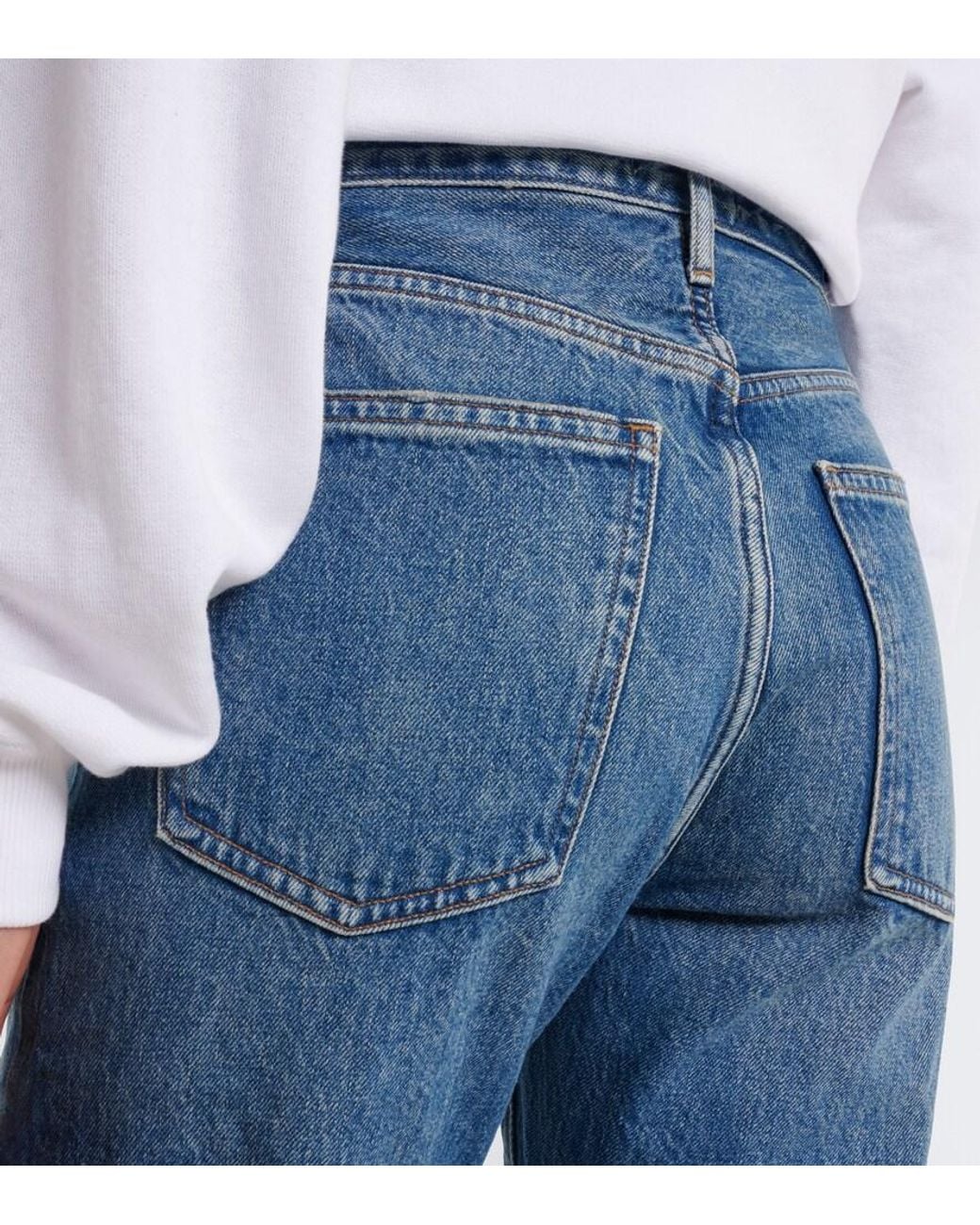 Agolde Blue 90's Pinch Straight Jeans